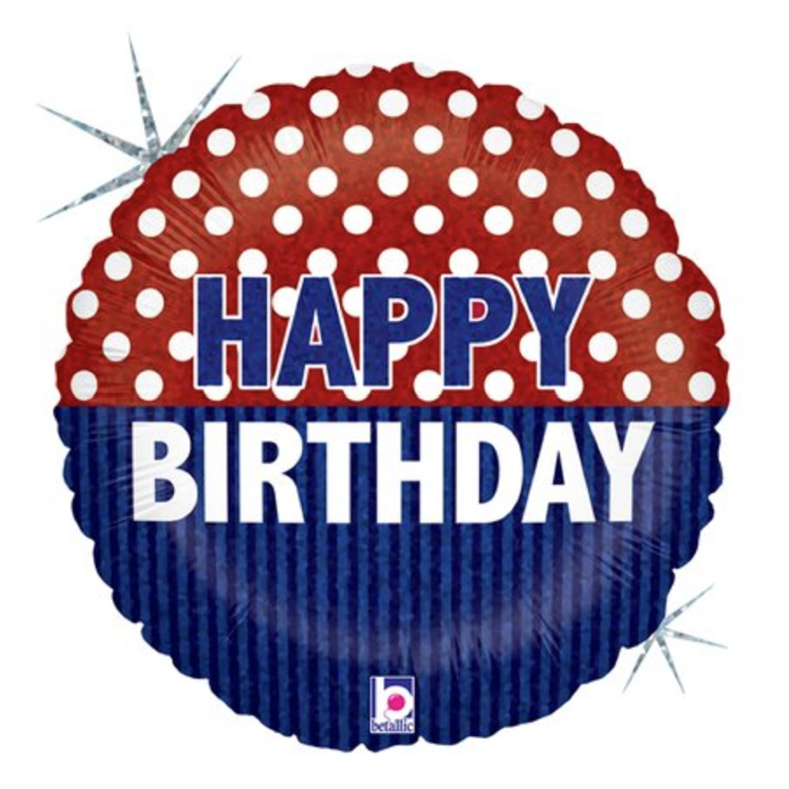 Folienballon - Happy Birthday, Seefahrt - ø 46cm